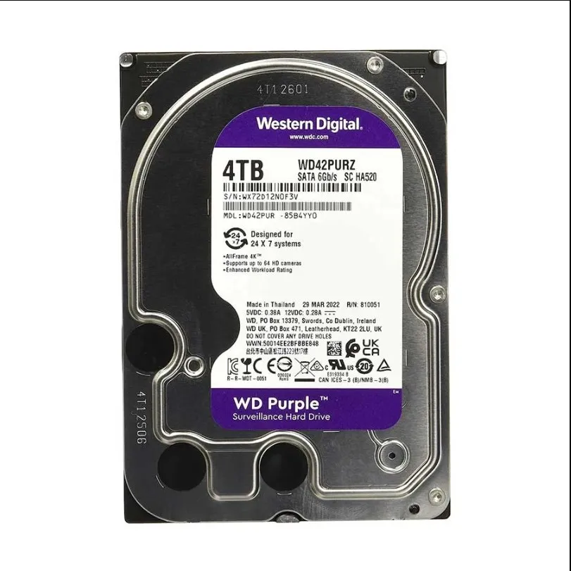 Western Digital 4TB Purple Surveillance HDD