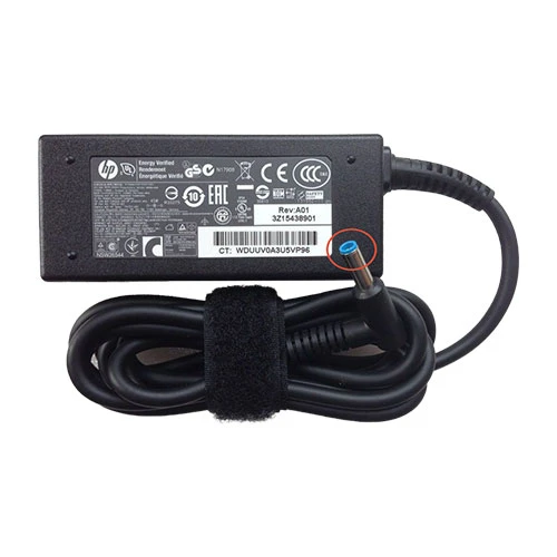 Laptop Power Charger Adapter Blue Pin 2.31A For HP