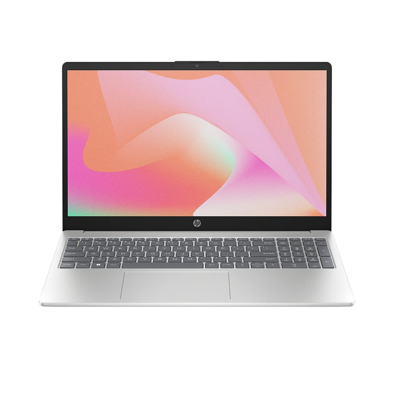 HP 15 Intel Core 5 120U 8GB RAM 512GB SSD 15.6 Inch FHD Natural Silver Laptop